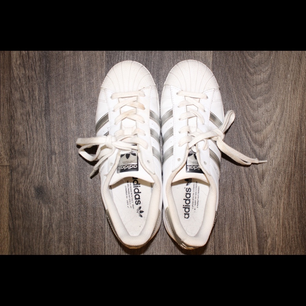 Adidas shell toes.